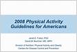 2008 Physical Activity Guidelines for American